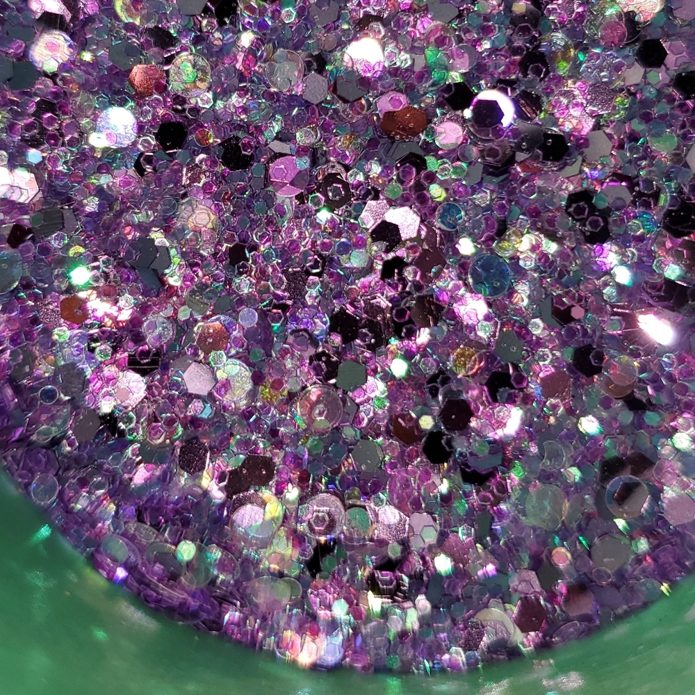 Glitter in the raw